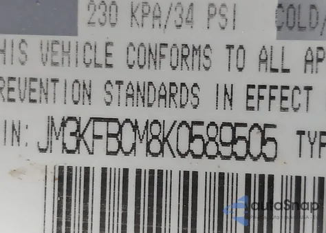 2019 Mazda Cx-5 Touring из США, поврежденный, VIN JM3KFBCM8K0589505